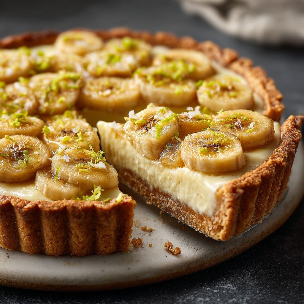 Bananen Limetten Tarte Delight