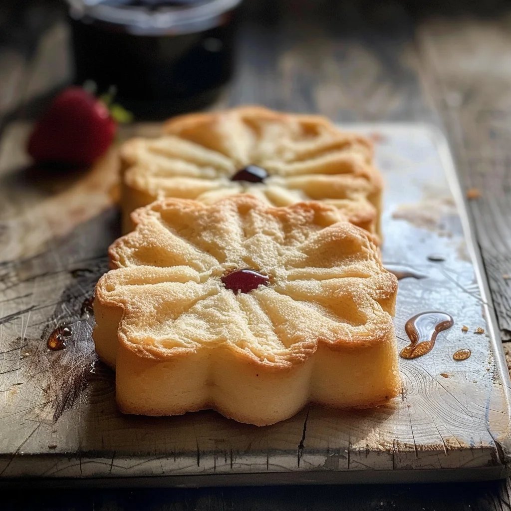 Marzipanblüten (Marzipan-Spritzgebäck)