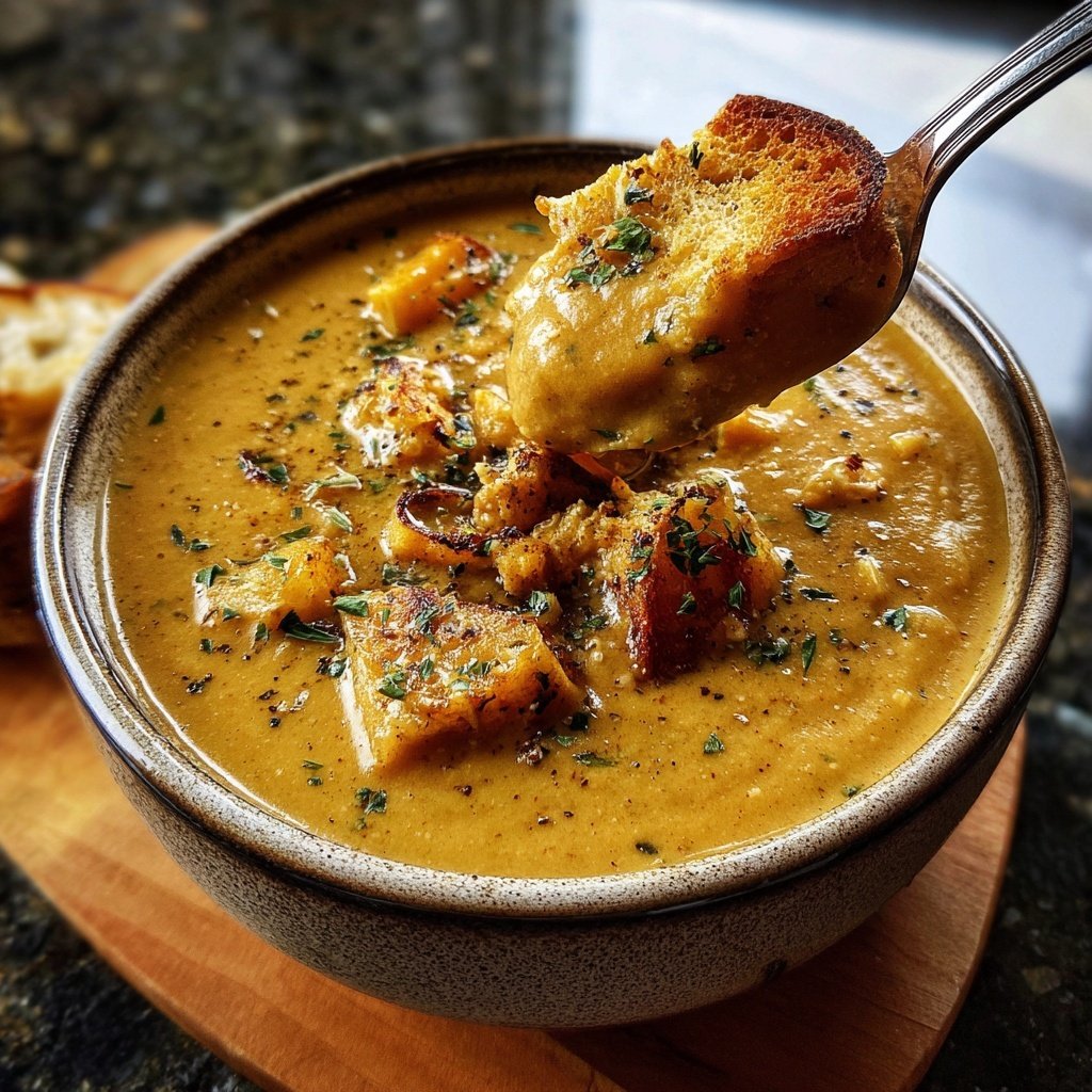 Cremige Pastinaken-Wintersuppe