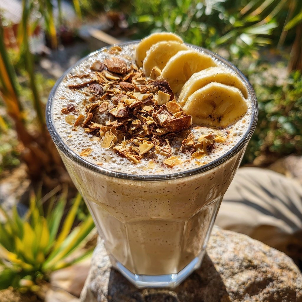 Bananen Mandel Milchshake