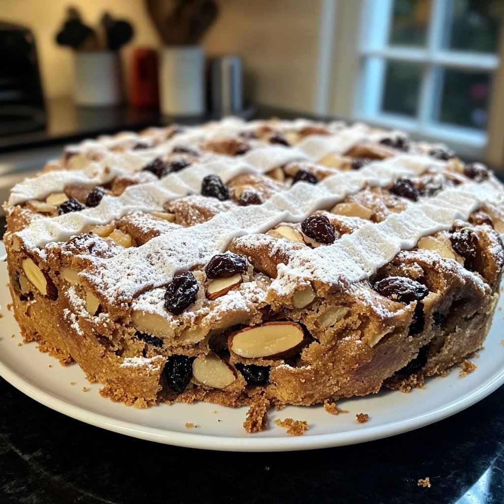 Stollenblechkuchen