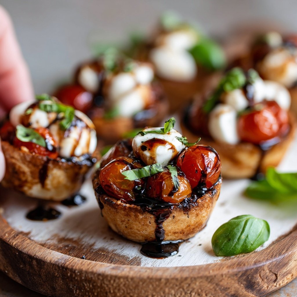 Mini Caprese Salat Cups