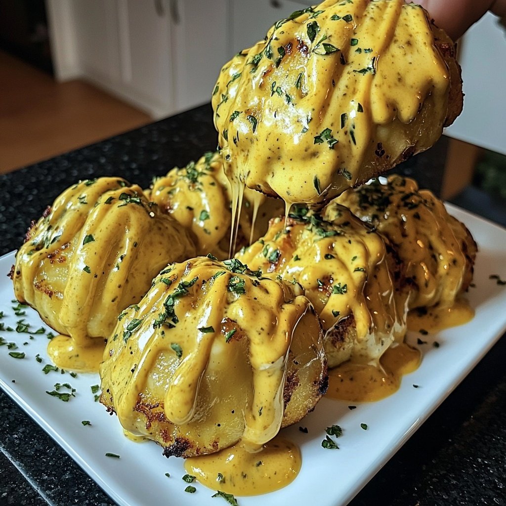 Rosenkohl in Frischkäse Senfsauce