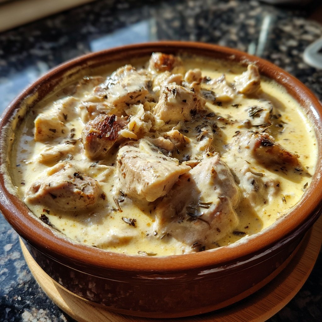 Fleischfondue mit Hähnchen und Pute