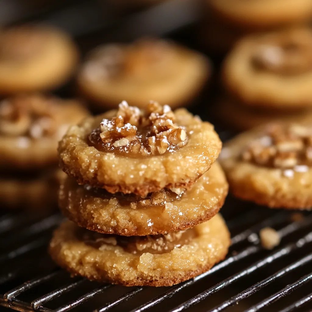 Walnuss Kekse | mit Honig und Karamell