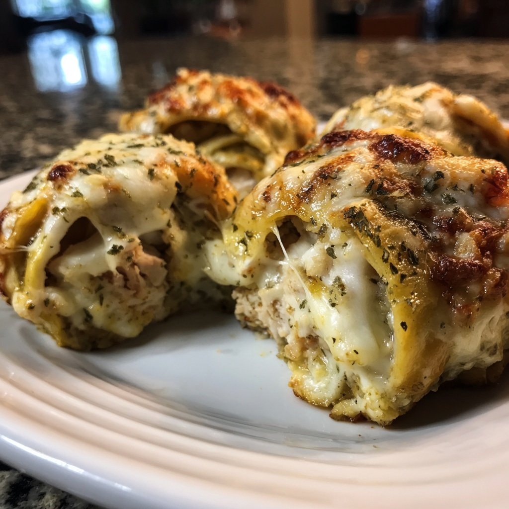 Truthahn Käse Roll-ups