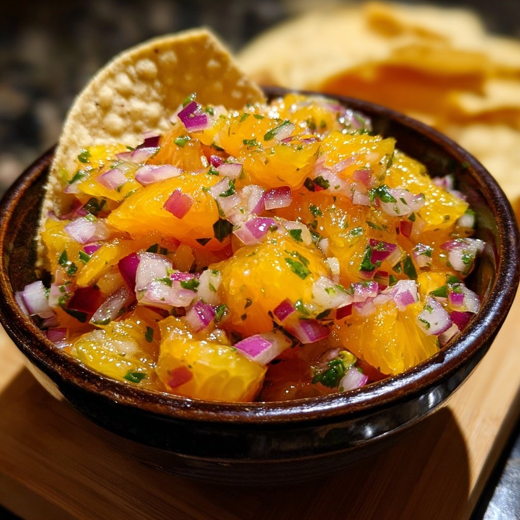 Säuerliche Zitrusfrucht-Salsa