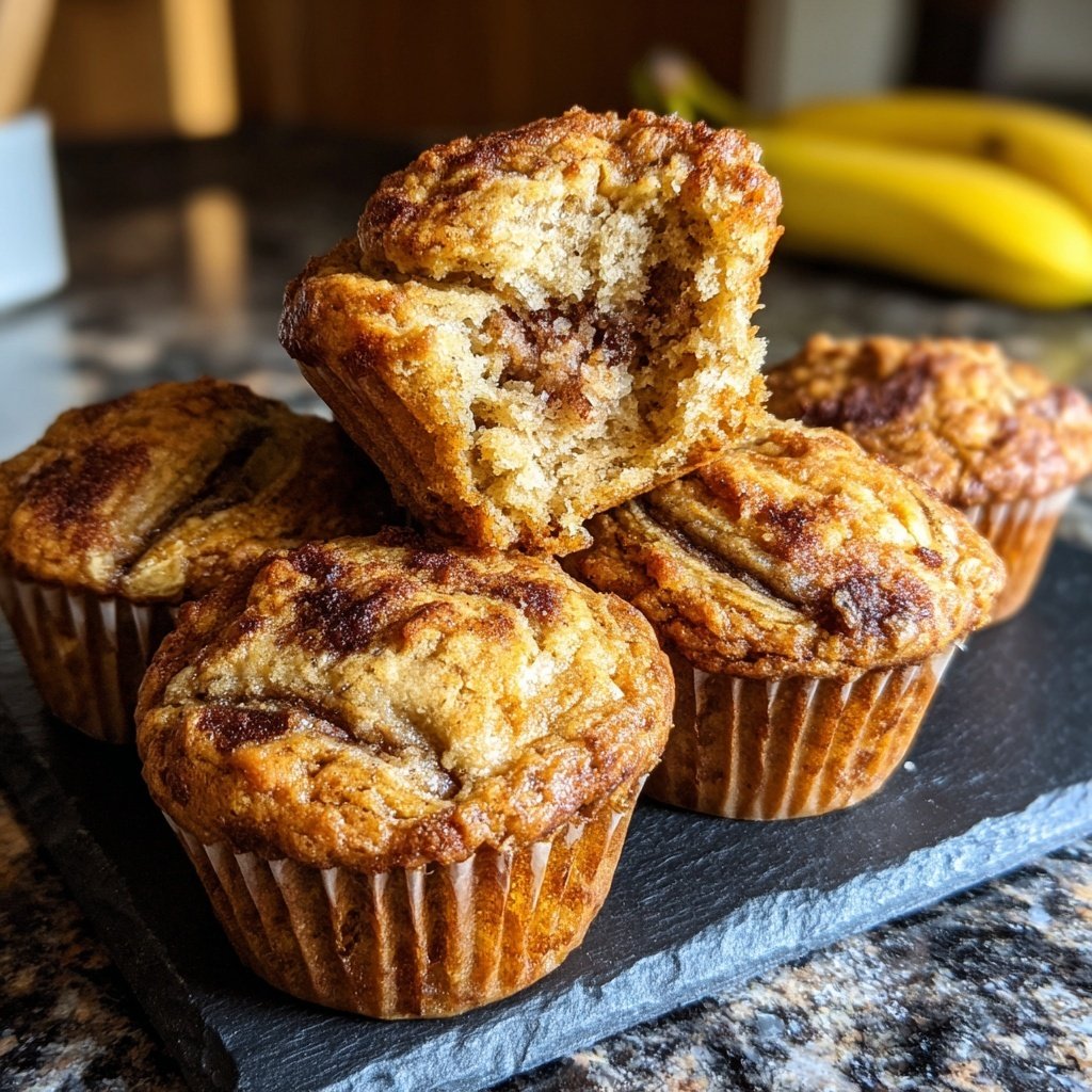 Bananen Zimt Muffins