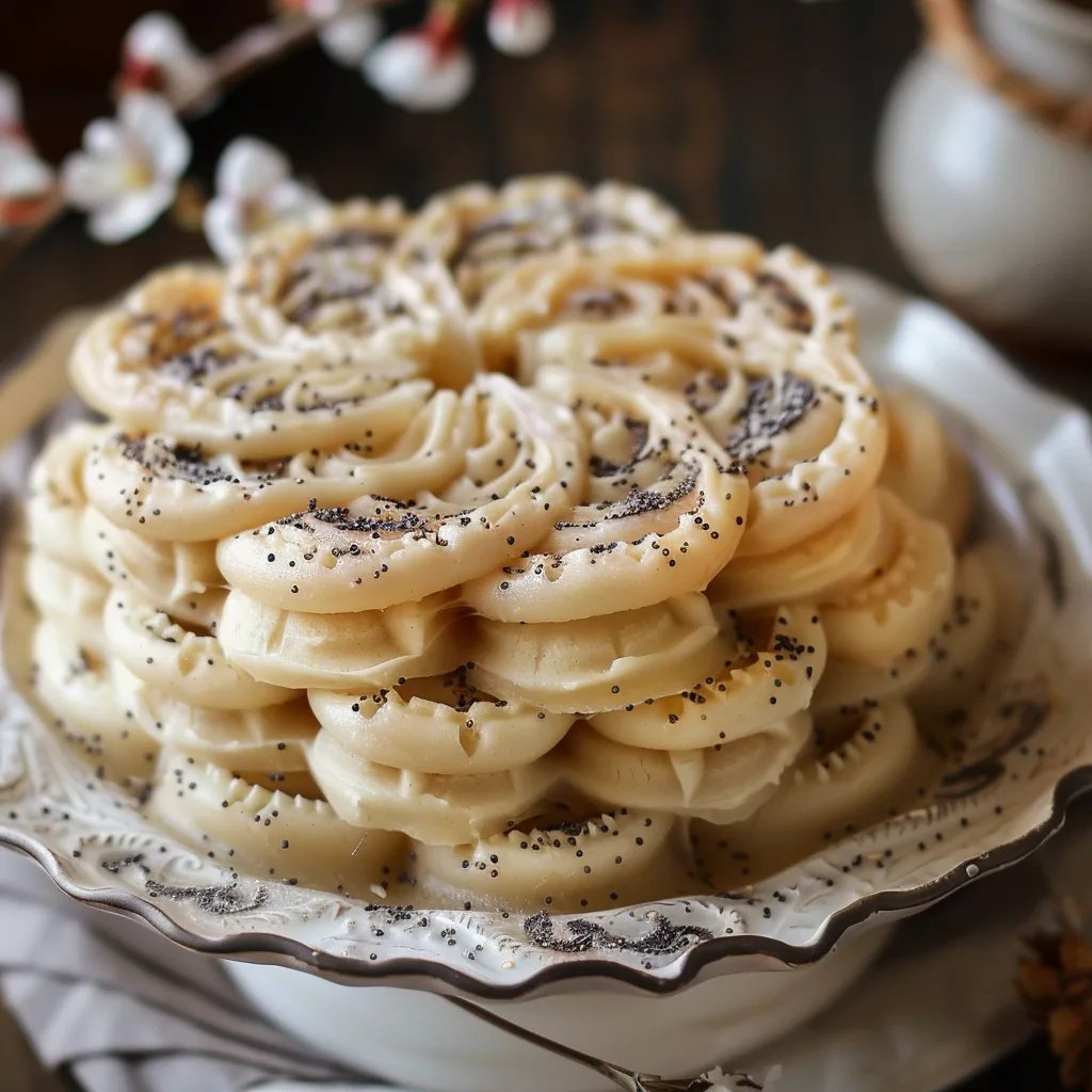 Mohn Marzipan Kringel
