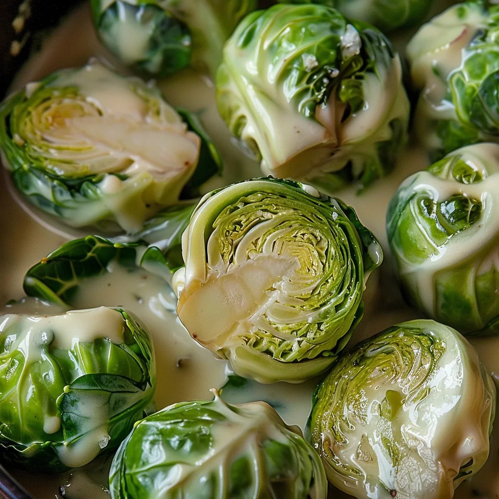 Cremiger Winter-Rosenkohl