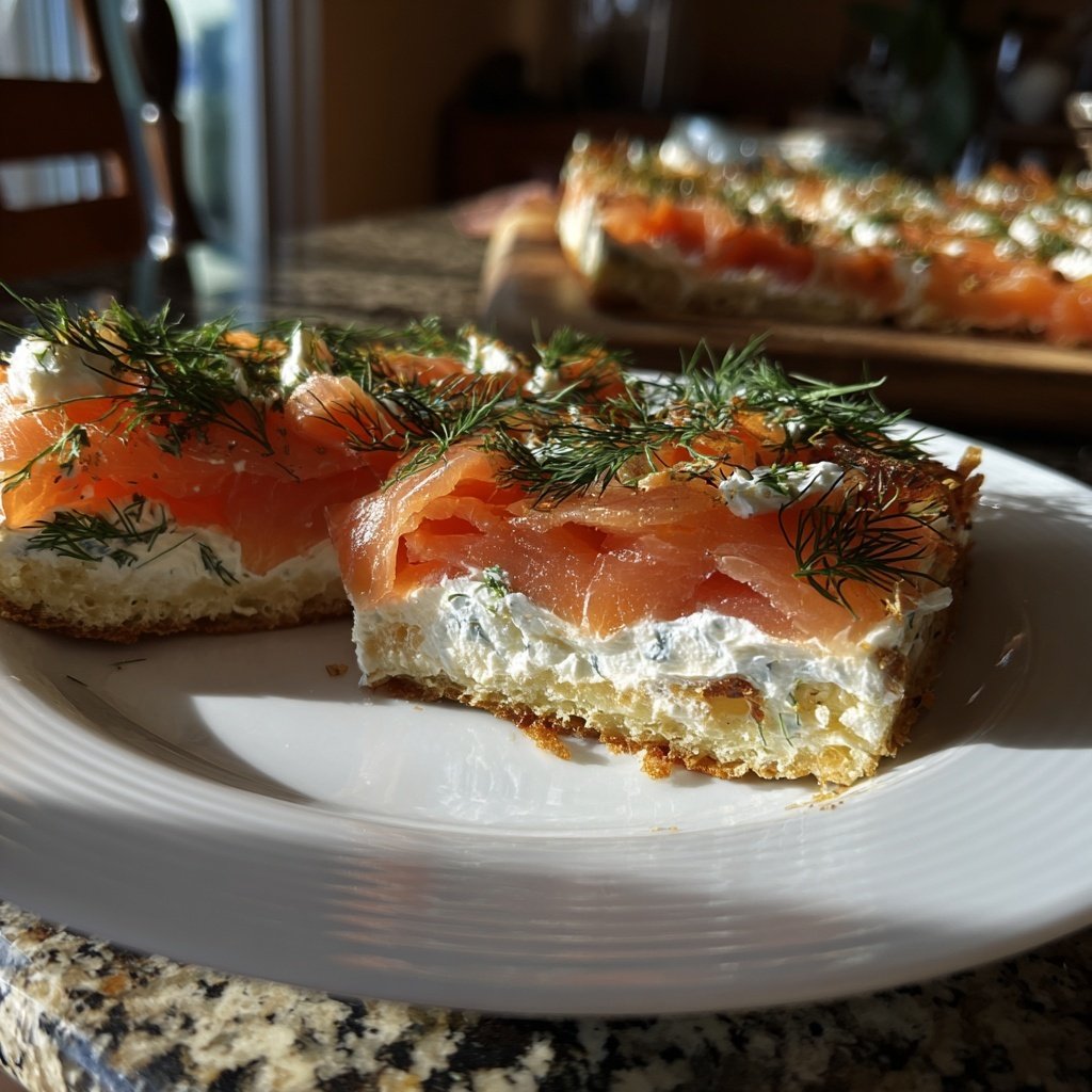 Geräucherter Lachs Appetizer Häppchen