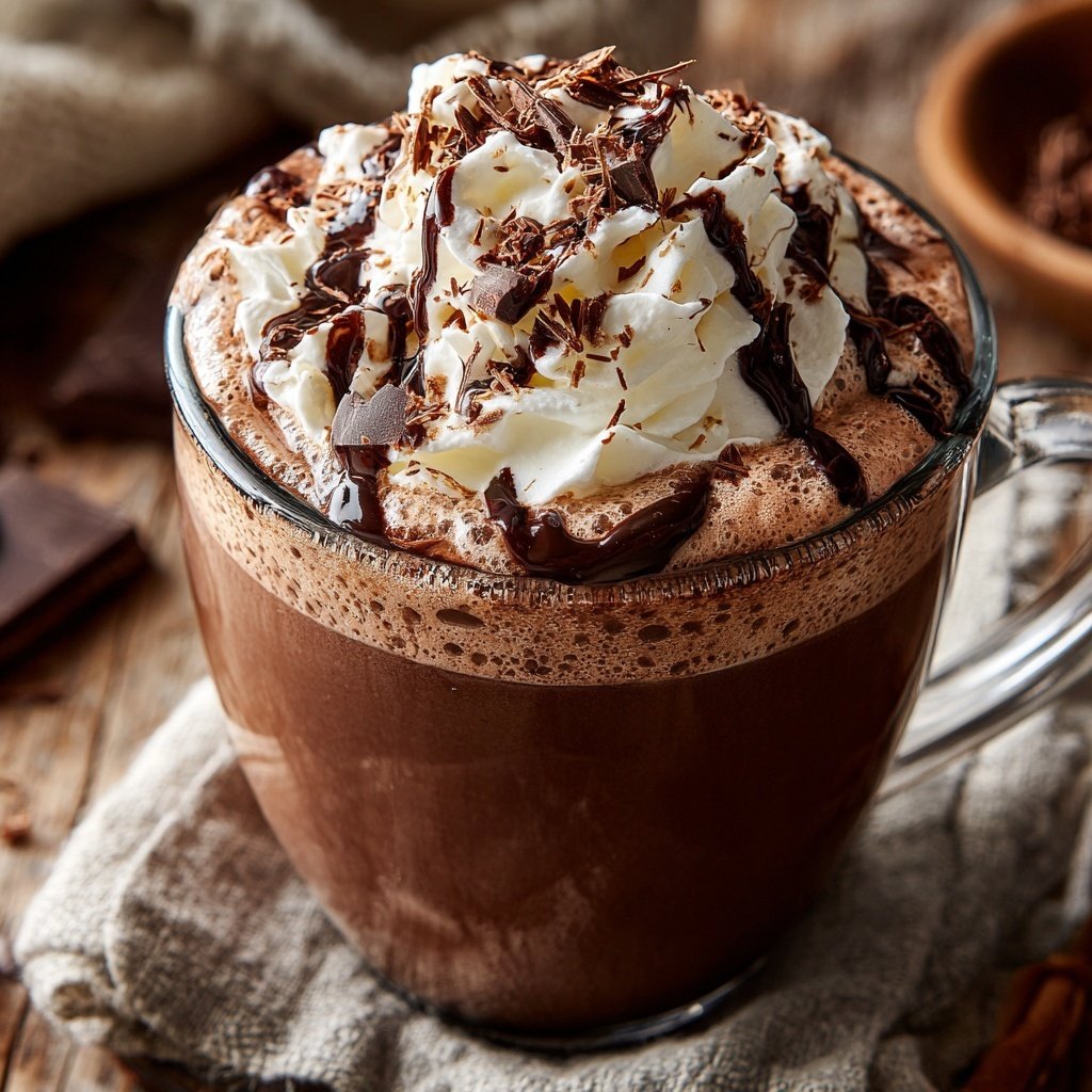 Dicke heiße Schokolade