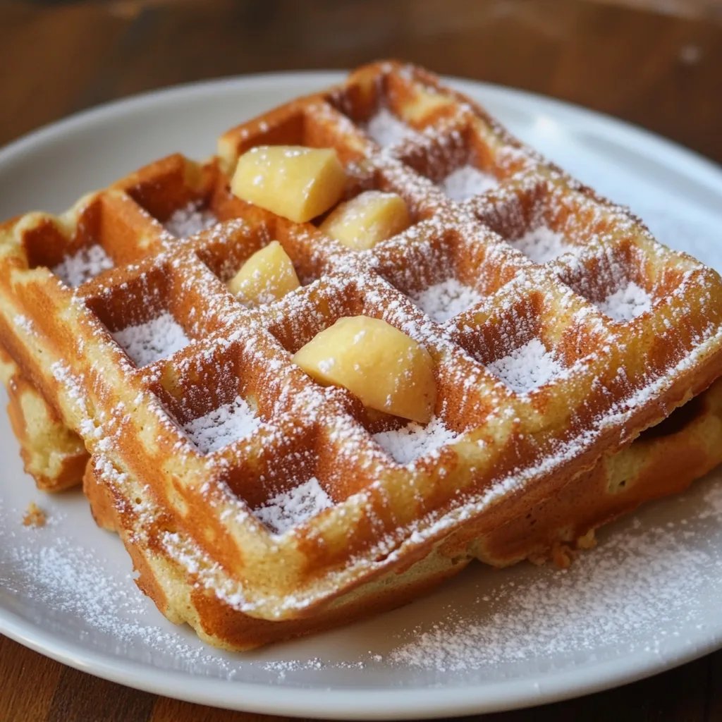 Vegane Waffeln ohne Zucker