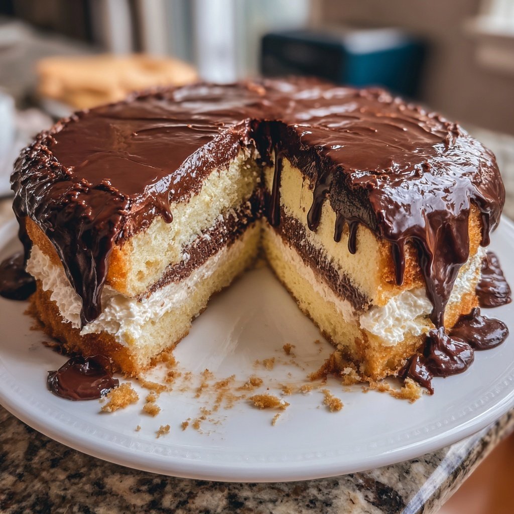 Mokka Schoko Creme Kuchen