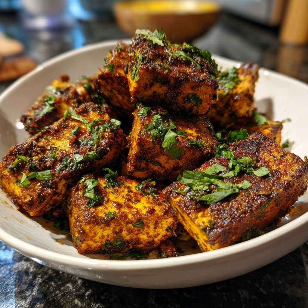 Würziger Jamaika Jerk Tofu