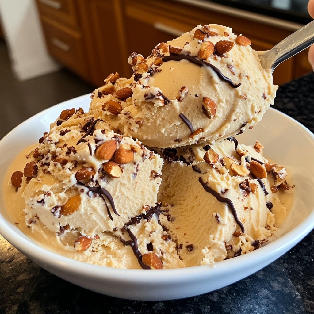 Gebrannte Mandel Eis