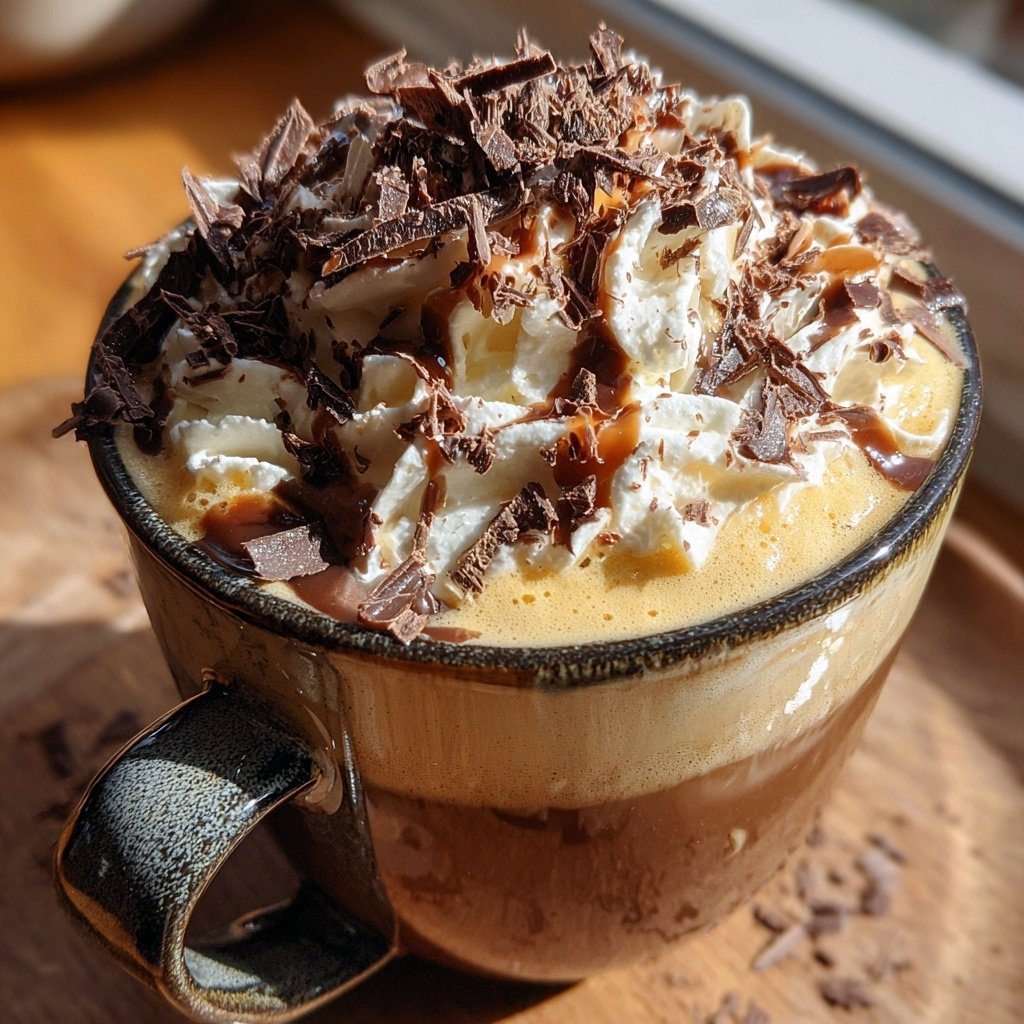 Dicke italienische Bailey’s-heiße Schokolade